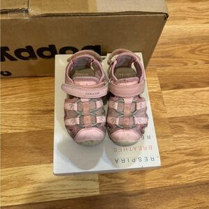Geox Kids Pink Sandals